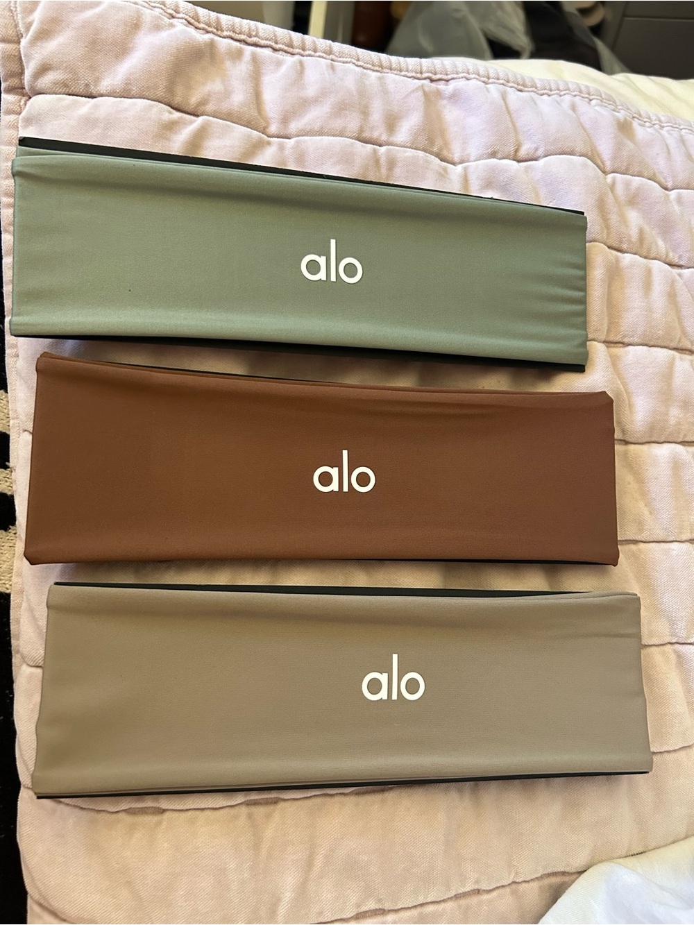 ALO Yoga  Stretch Headbands - Sage, Brown, Taupe